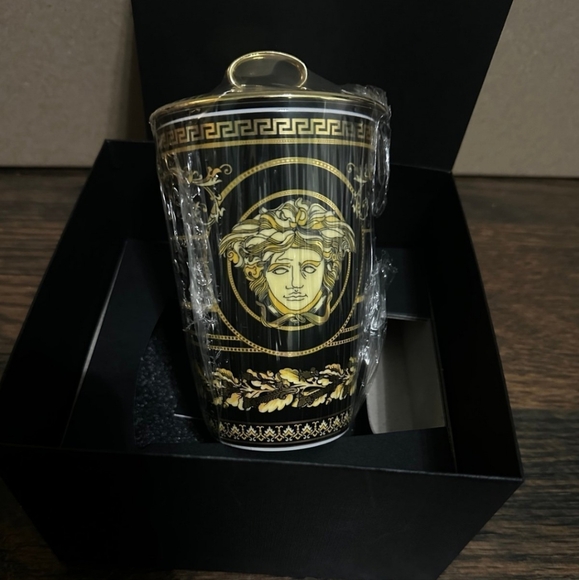 NIB / Versace X Rosenthal / Collectible Candle Vase / Still Sealed / $550 retail - Picture 4 of 10